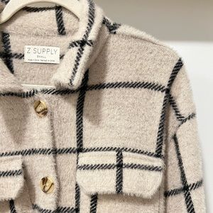 Mint condition Z Supply Tucker Jacket in plaid